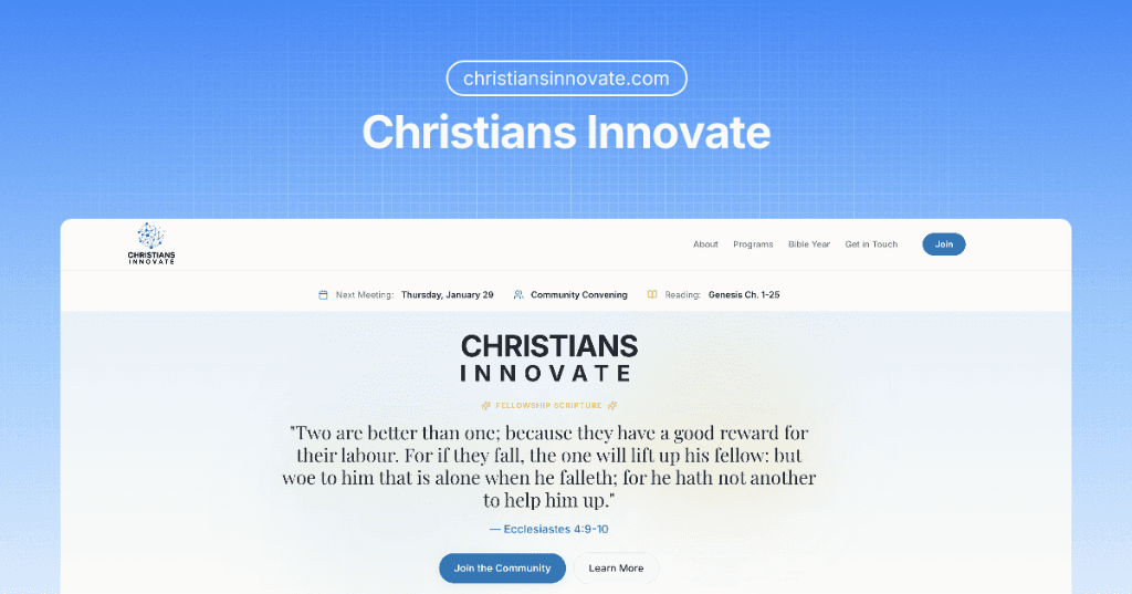 Christians Innovate OG image